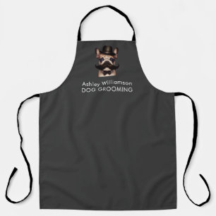 Dog Grooming Funny French Bulldog Apron