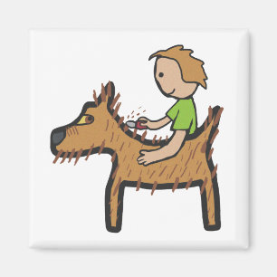 Dog Grooming Magnet