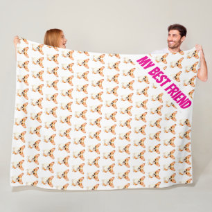 Dog Grooming Personalized Luxury Trendy Collection Fleece Blanket