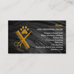 Dog grooming Salon Business Card