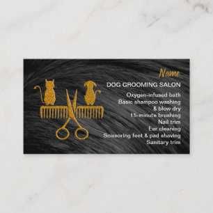 Dog grooming Salon Business Card