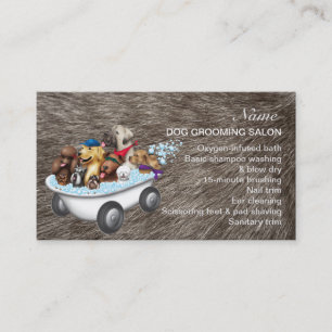 Dog grooming Salon Business Card