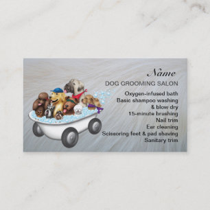 Dog grooming Salon Business Card