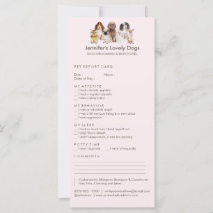 Dog Grooming Update Form