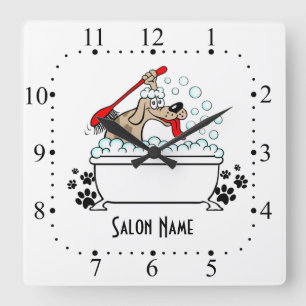 Dog grooming  Wall Clock