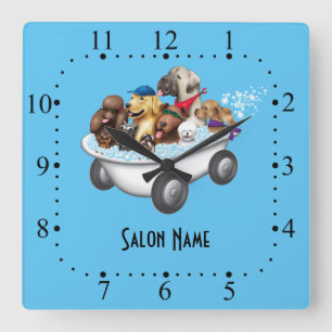 Dog grooming  Wall Clock