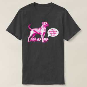 Dog, Guinea Pigs, Therapist T-Shirt