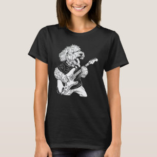 Dog Guitarist Guitar - Whoodle Dad Mum T-Shirt