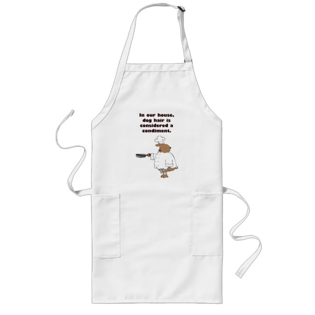 Dog Hair Condiments Long Apron (Front)