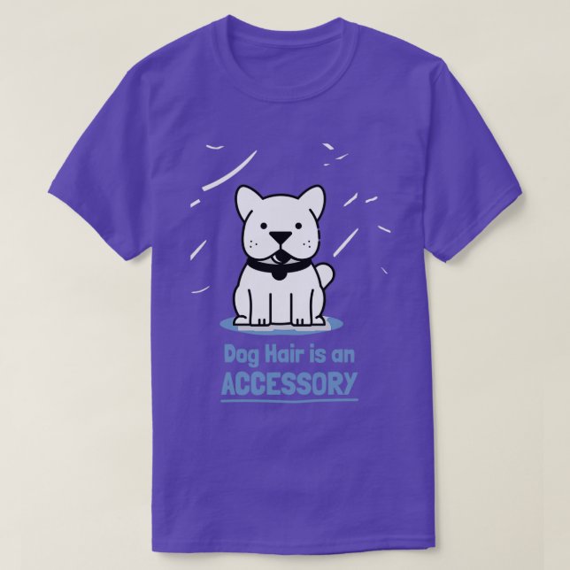 Dog Hair is an Accessory White Triblend T-Shirt (Design Front)