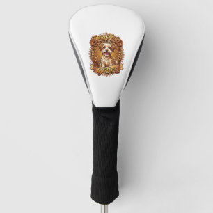 Dog Hair Is Glitter Fluffy Gold Ribbon_1 Golf Head Cover