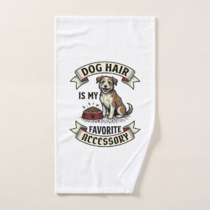 Dog Hair Shirt Vintage Engraving Funny Dog Lover D Hand Towel