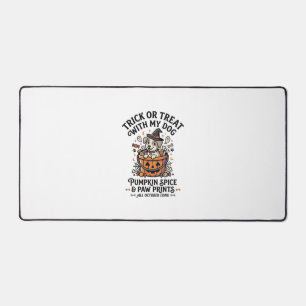 Dog Halloween Candy Night Desk Mat