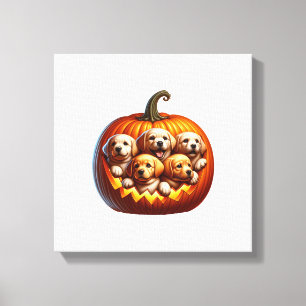 Dog Halloween Canvas Print