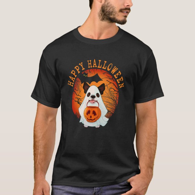 Dog Halloween Costume Vintage T-Shirt (Front)