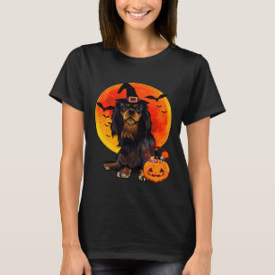 Dog Halloween English Toy Spaniel Jack O Lantern P T-Shirt