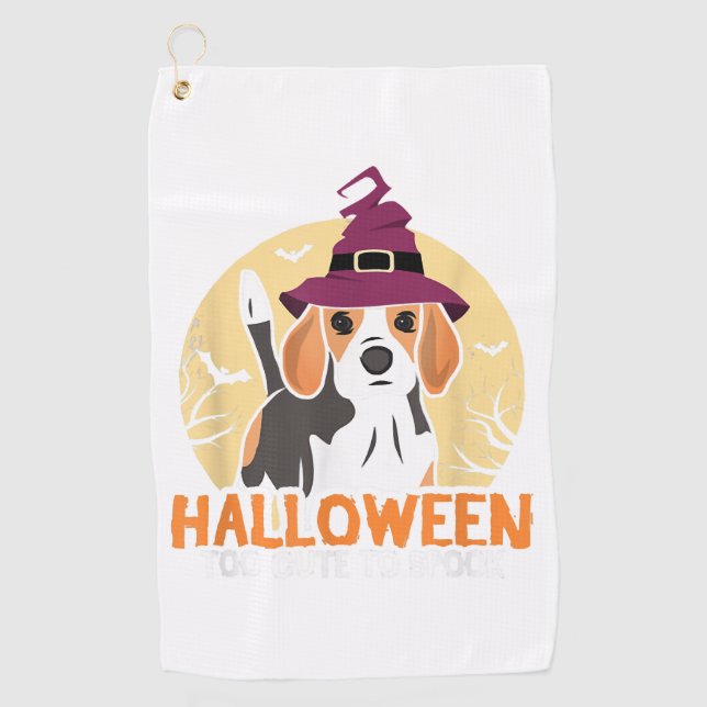 Dog Halloween             Golf Towel (Front)