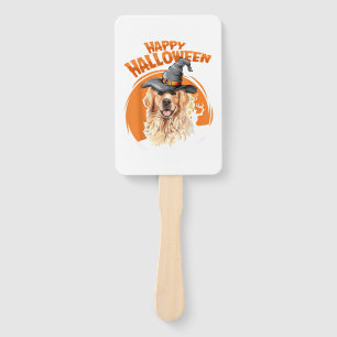 Dog Halloween Hand Fan