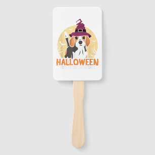 Dog Halloween Hand Fan