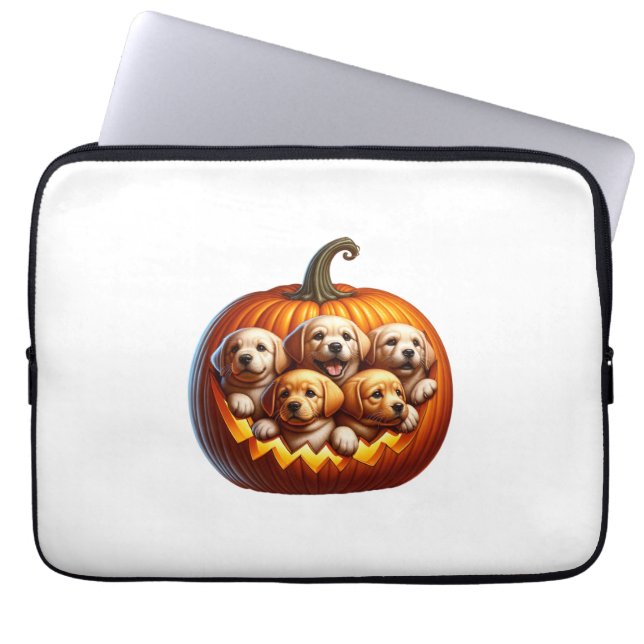 Dog Halloween Laptop Sleeve (Front)