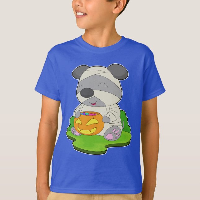 Dog Halloween Mummy T-Shirt (Front)