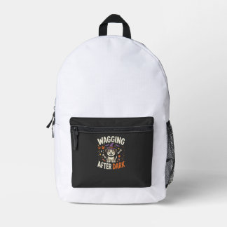 Dog Halloween Night (2) Printed Backpack