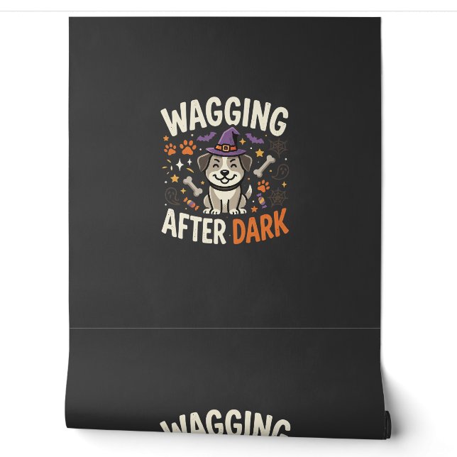 Dog Halloween Night (2) Wallpaper (Unrolling)