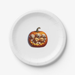Dog Halloween Paper Plate