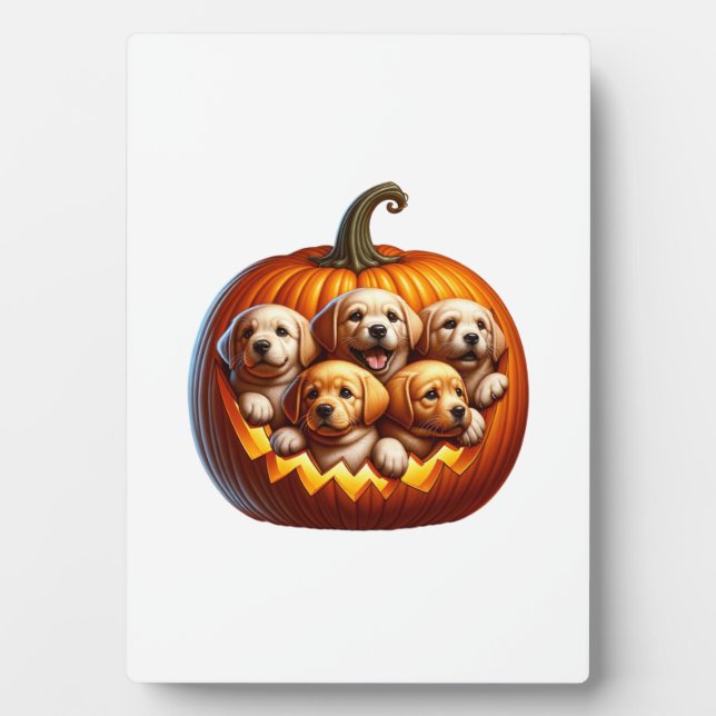 Dog Halloween Plaque (Front)