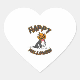 Dog Halloween T ShirtHappy Halloween Dog T Shirt Heart Sticker