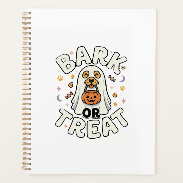 Dog Halloween Treat Squad Planner (Front)