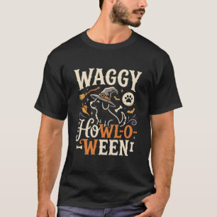 Dog Halloween Witch Night T-Shirt