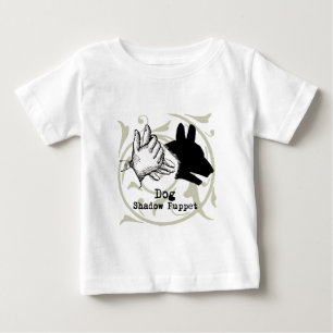 Dog Hand Puppet Shadow Games Vintage Baby T-Shirt