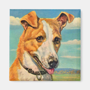 dog handsome dog magnet