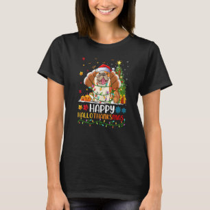 Dog   Happy American Bulldog Hellothanksmas T-Shirt