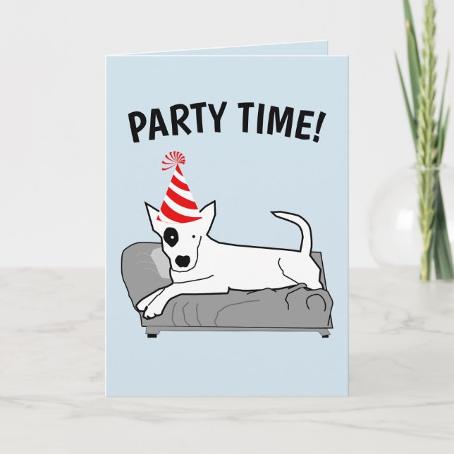 DOG HAPPY BIRTHDAY FUNNY GREETING CARDS (Front)