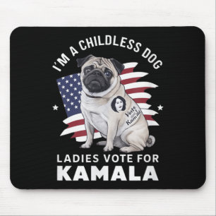 Dog Harris Tattoo Childless Dog Ladies Vote For Ka Mouse Mat