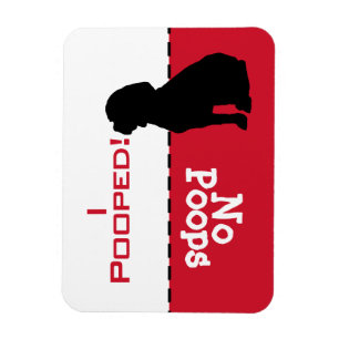 Dog Has To Go Potty Poop Magnet, beagle hound Magnet