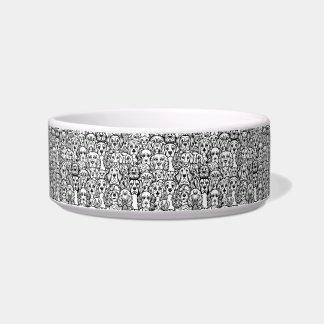 Dog Head Pattern Bowl