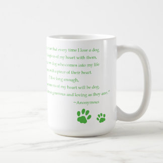 Dog Heart Quote Mug