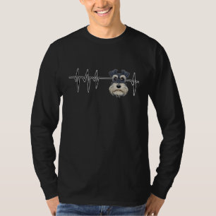 Dog Heartbeat I Miniature Schnauzer T-Shirt