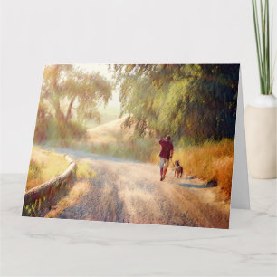 DOG HEAVEN Jumbo Greeting Card