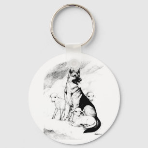 Dog Heaven Key Ring