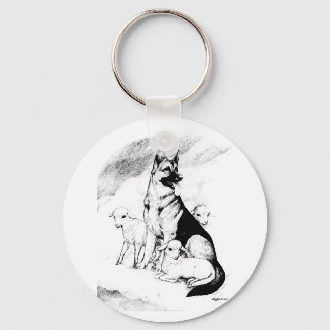 Dog Heaven Key Ring (Front)