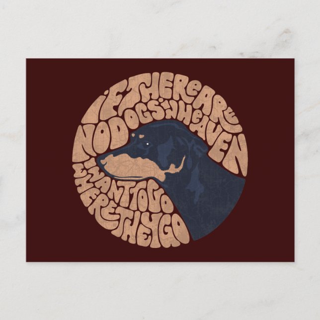 Dog Heaven Postcard (Front)