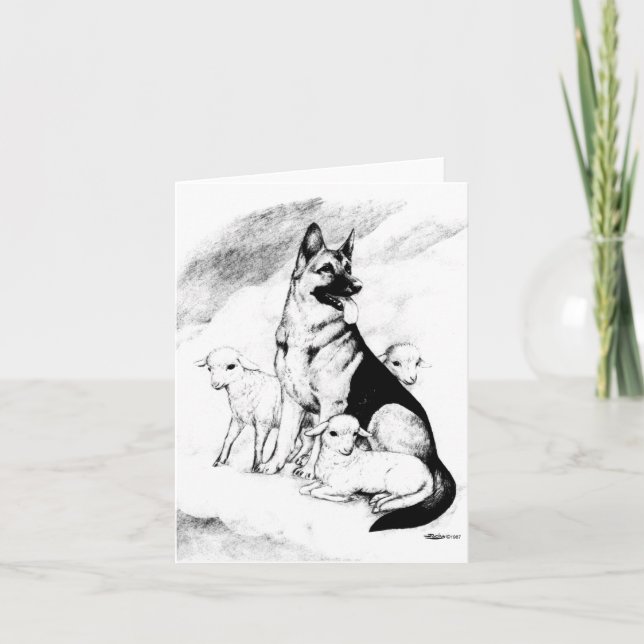 Dog Heaven, the Master's Flock Card (Front)