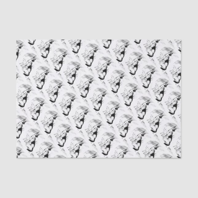 Dog Heaven, the Master's Flock Tissue Paper (Front)