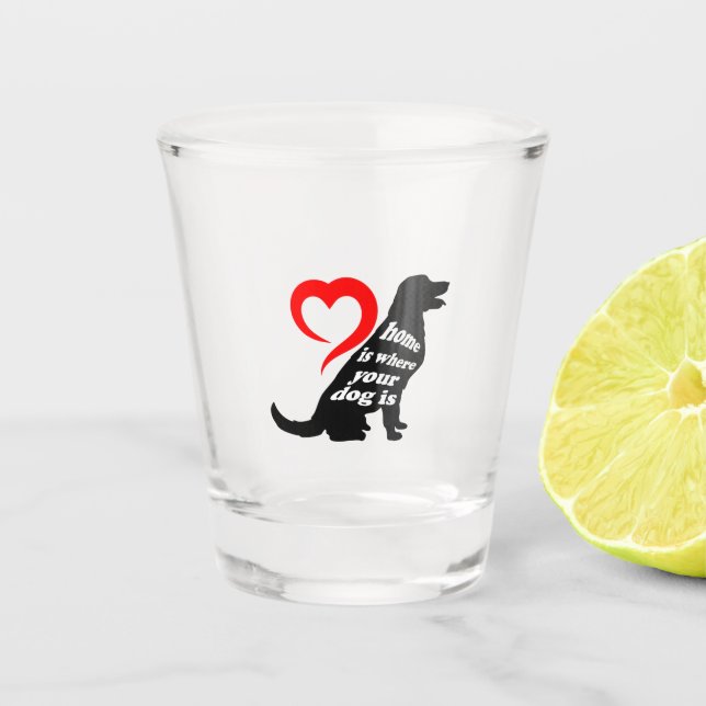 Dog Home Shot Glass (Front)