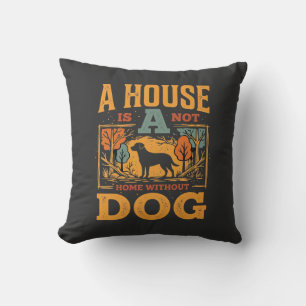 Dog Home Vintage House Cushion