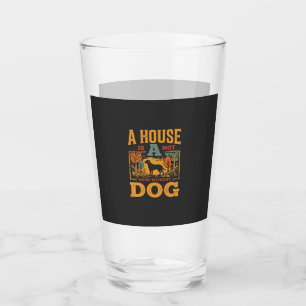 Dog Home Vintage House Glass